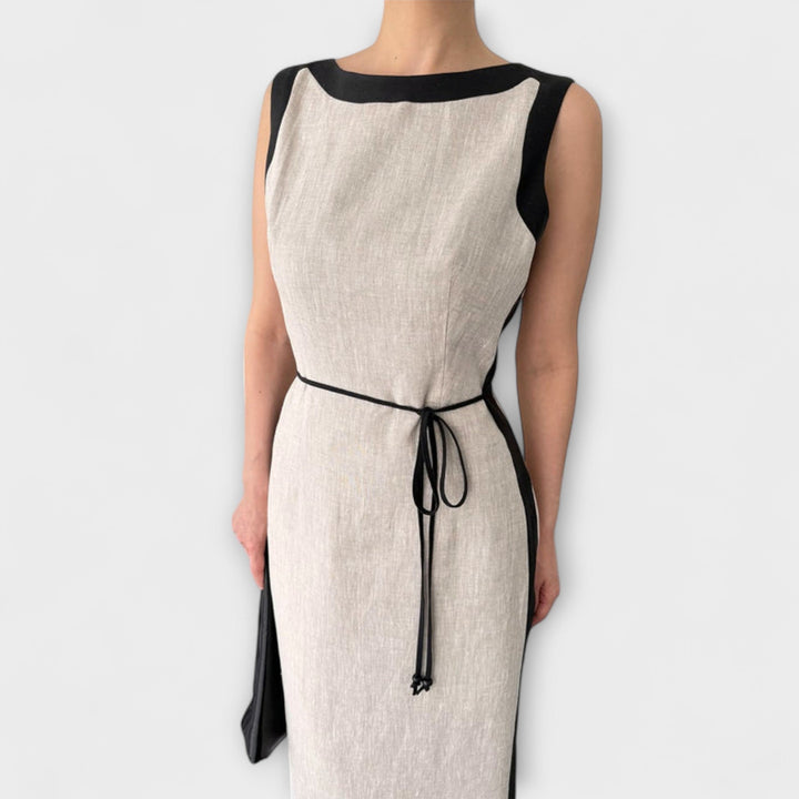 Irene - Schickes ärmelloses Kleid