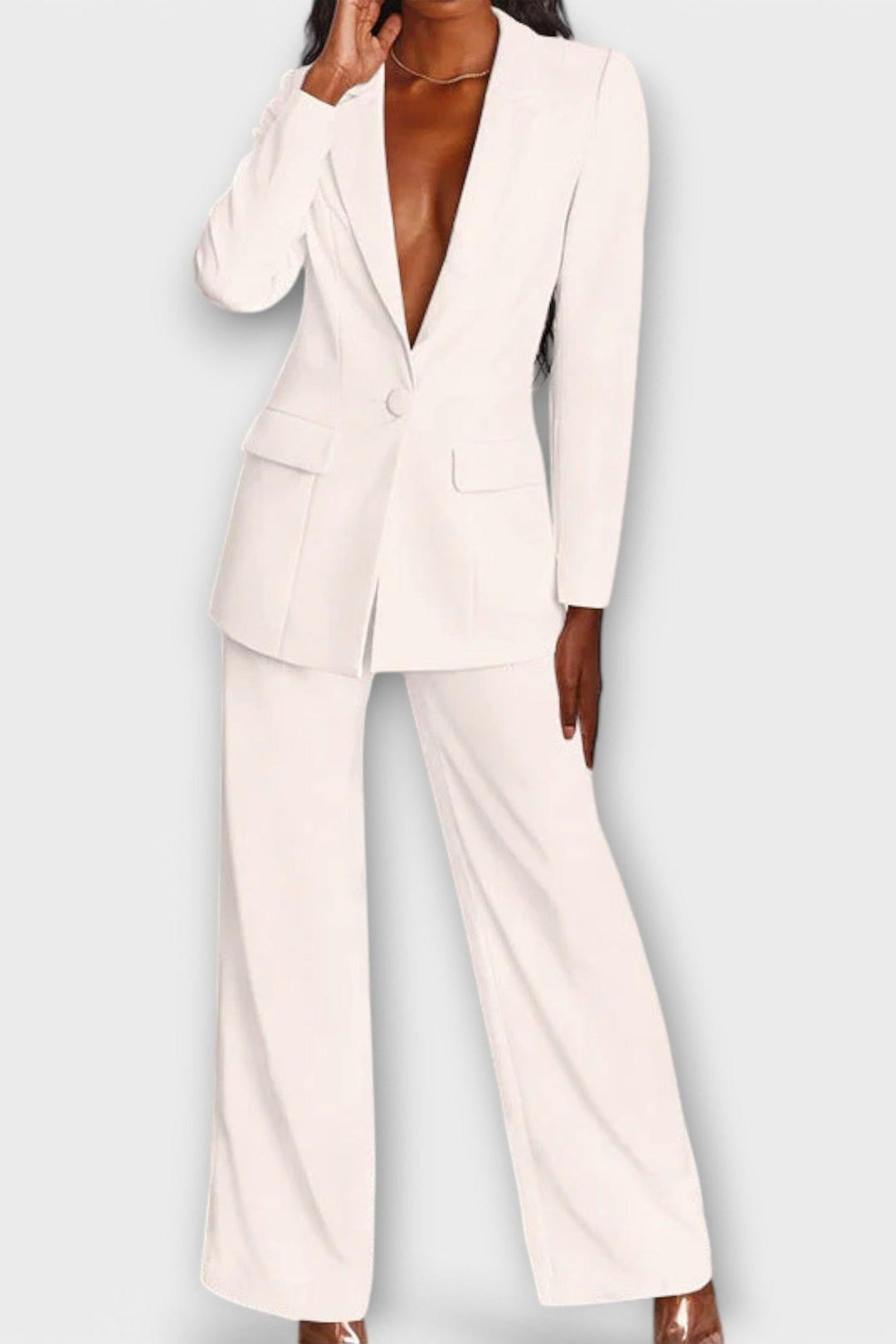 Annemarie | Schwarzes Blazer-Set