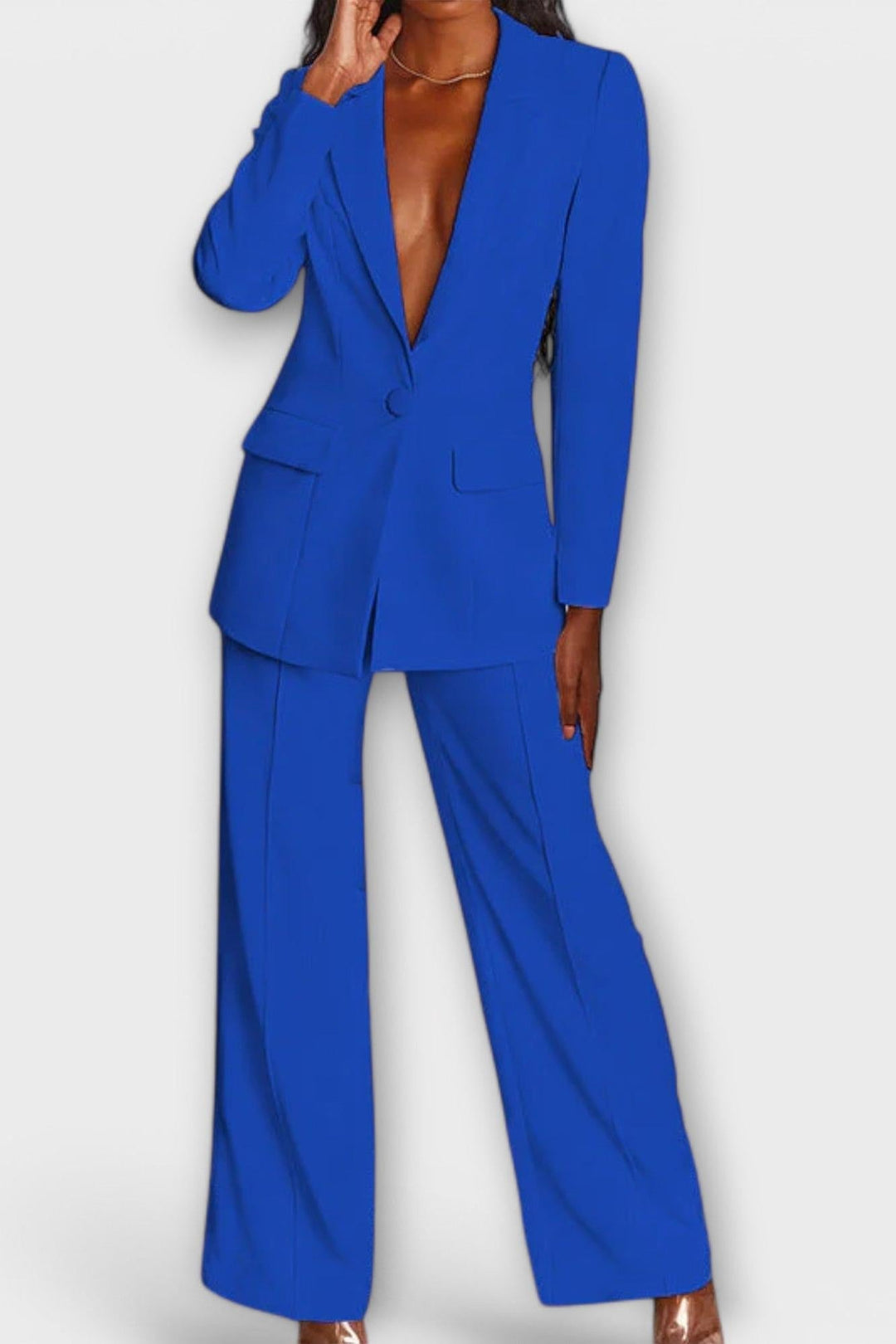 Annemarie | Schwarzes Blazer-Set