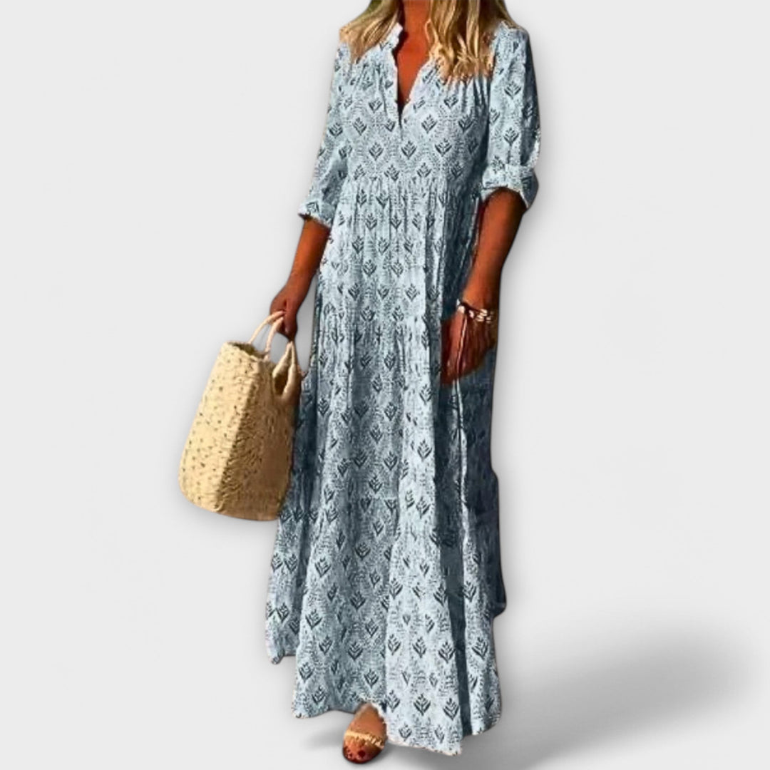 Sera - Stilvolles und Bequemes Frühlings Maxi Kleid