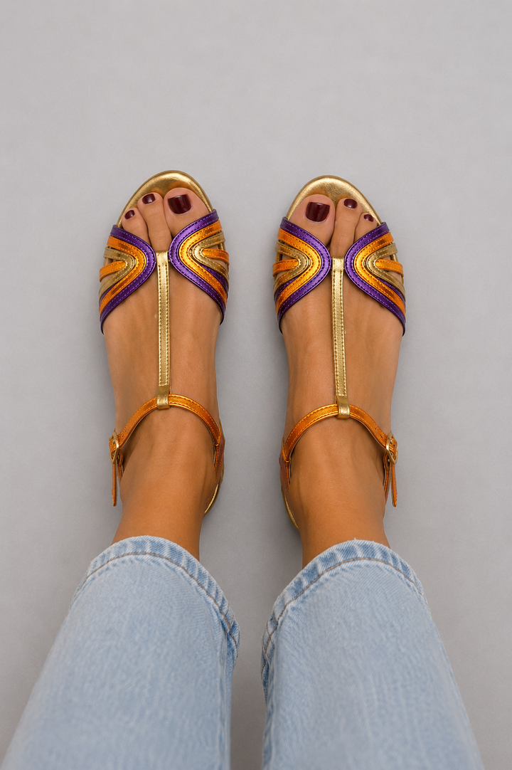 Sina | Mediterrane Riemchensandalen