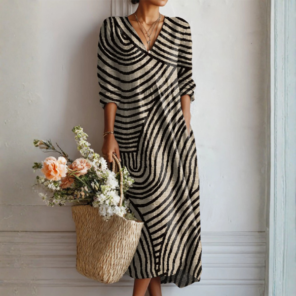 Fabienne | Elegantes Frühlingskleid mit mühelosem Stil