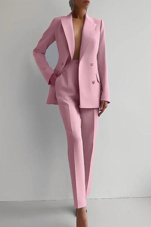 Anja | Dunkelblaues Blazer-Set