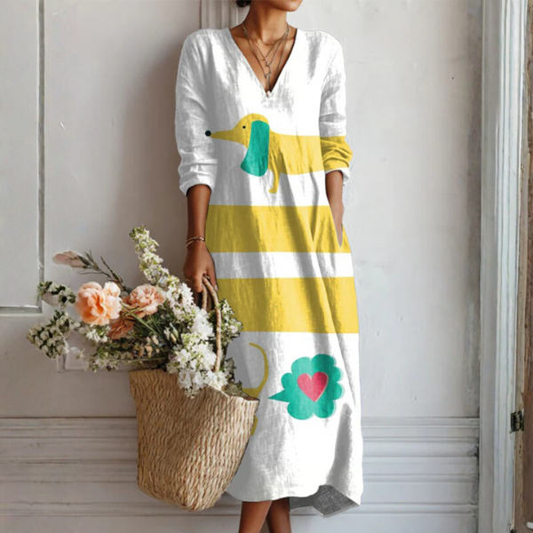 Nadine | Elegantes Frühlingskleid mit mühelosem Stil
