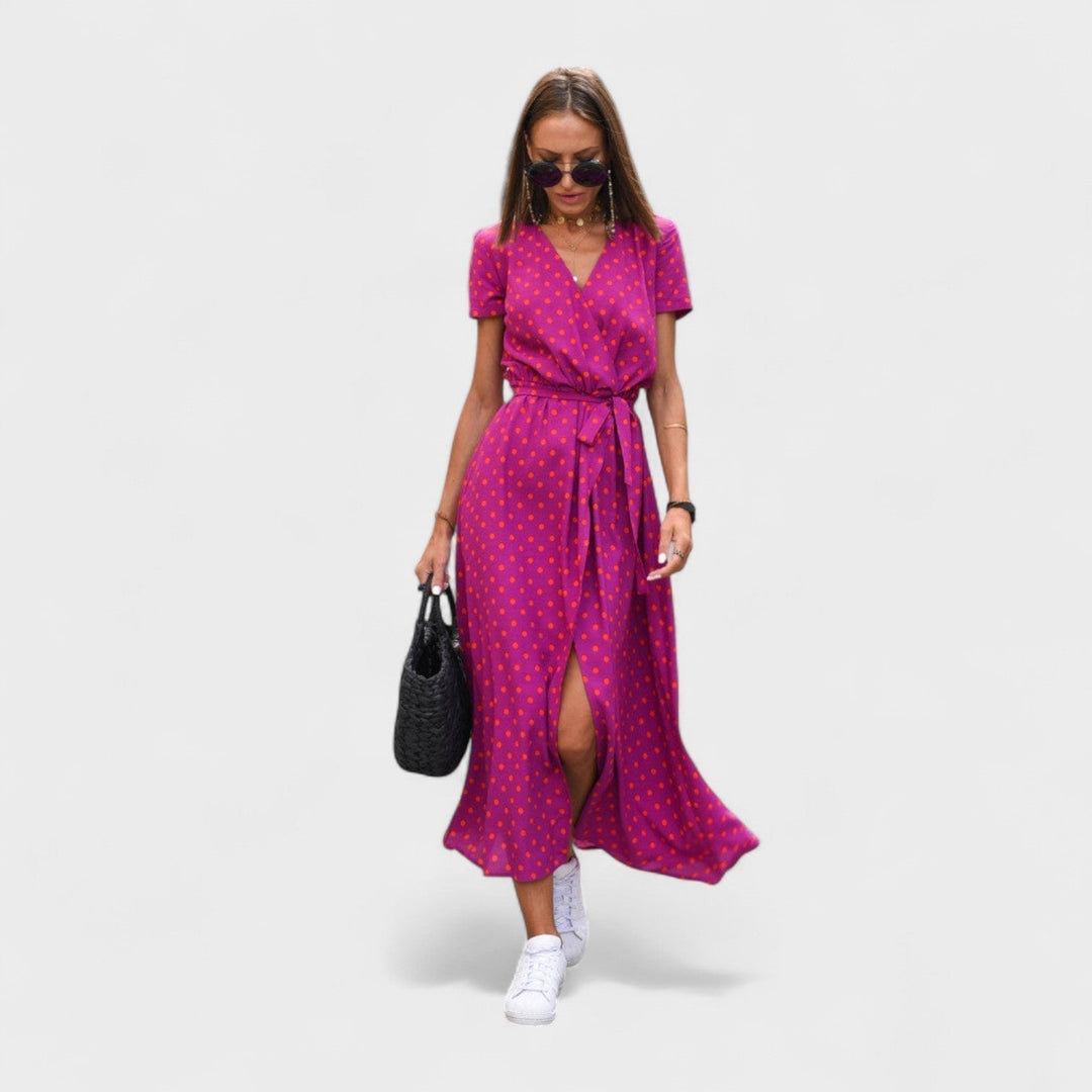 Lila Rosa - Boho Chic Kleid