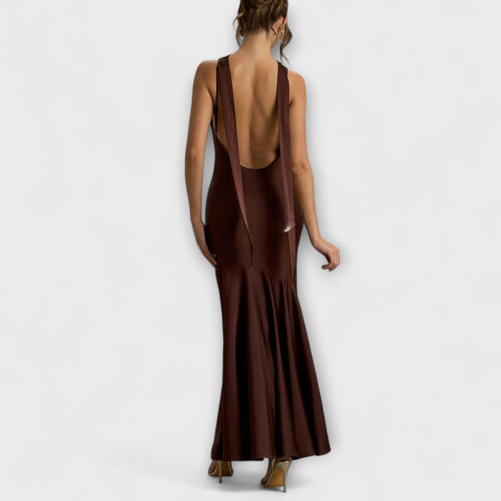Lennon - Elegantes Maxikleid aus Satin