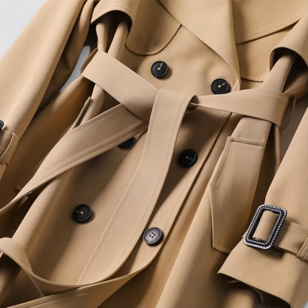Jualita - Klassischer Damen-Trenchcoat