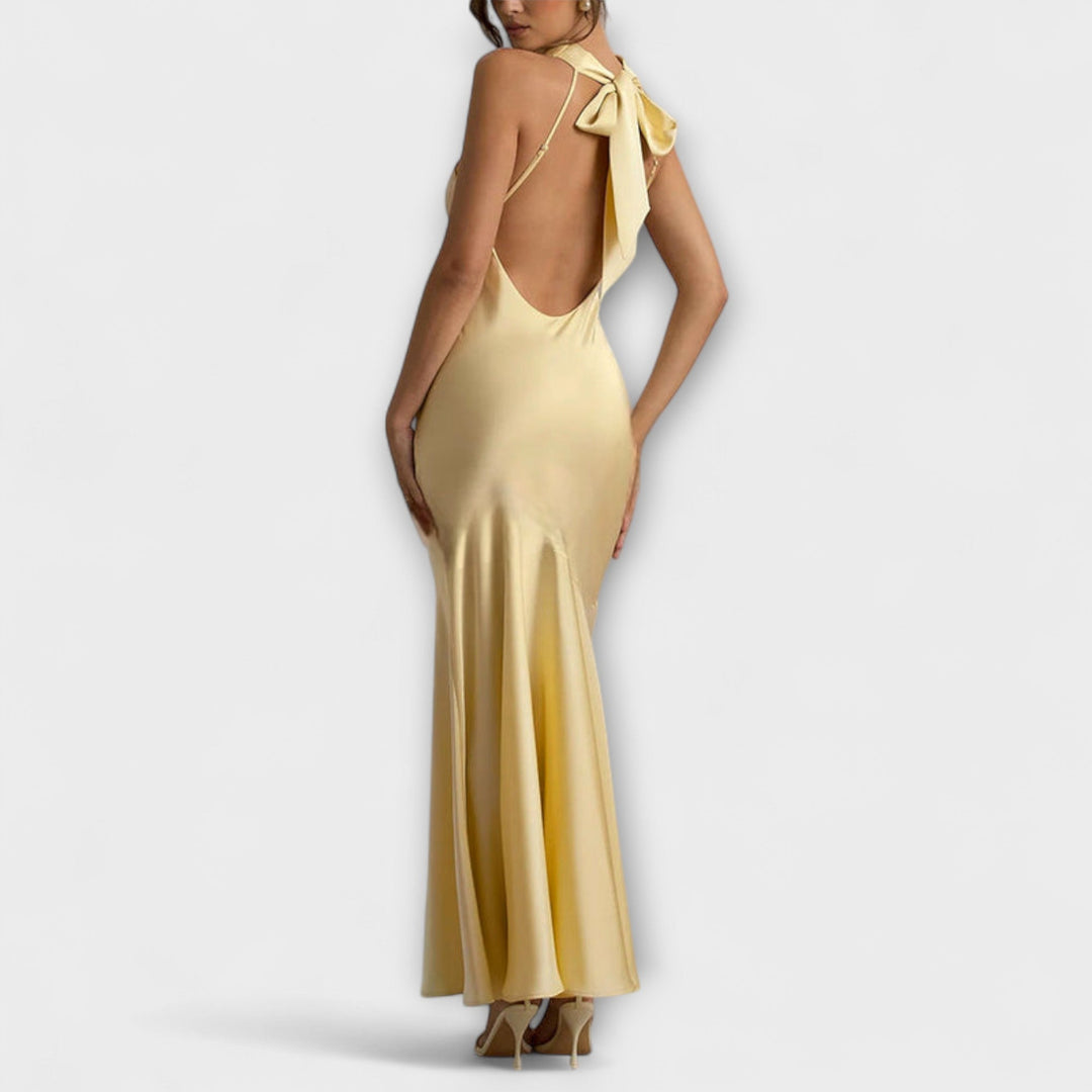 Lennon - Elegantes Maxikleid aus Satin