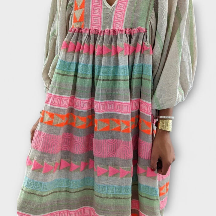 Hermine Vibrant Lose Kleid
